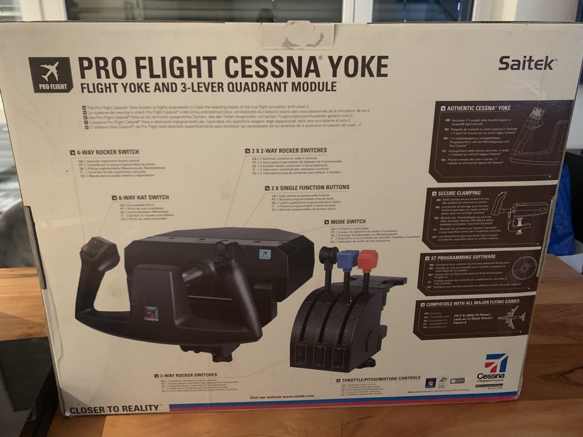 Saitek Controller: Saitek Pro Flight Cessna Set gebraucht – Difettoso da Neuhausen venduto da sou_t9p8 9