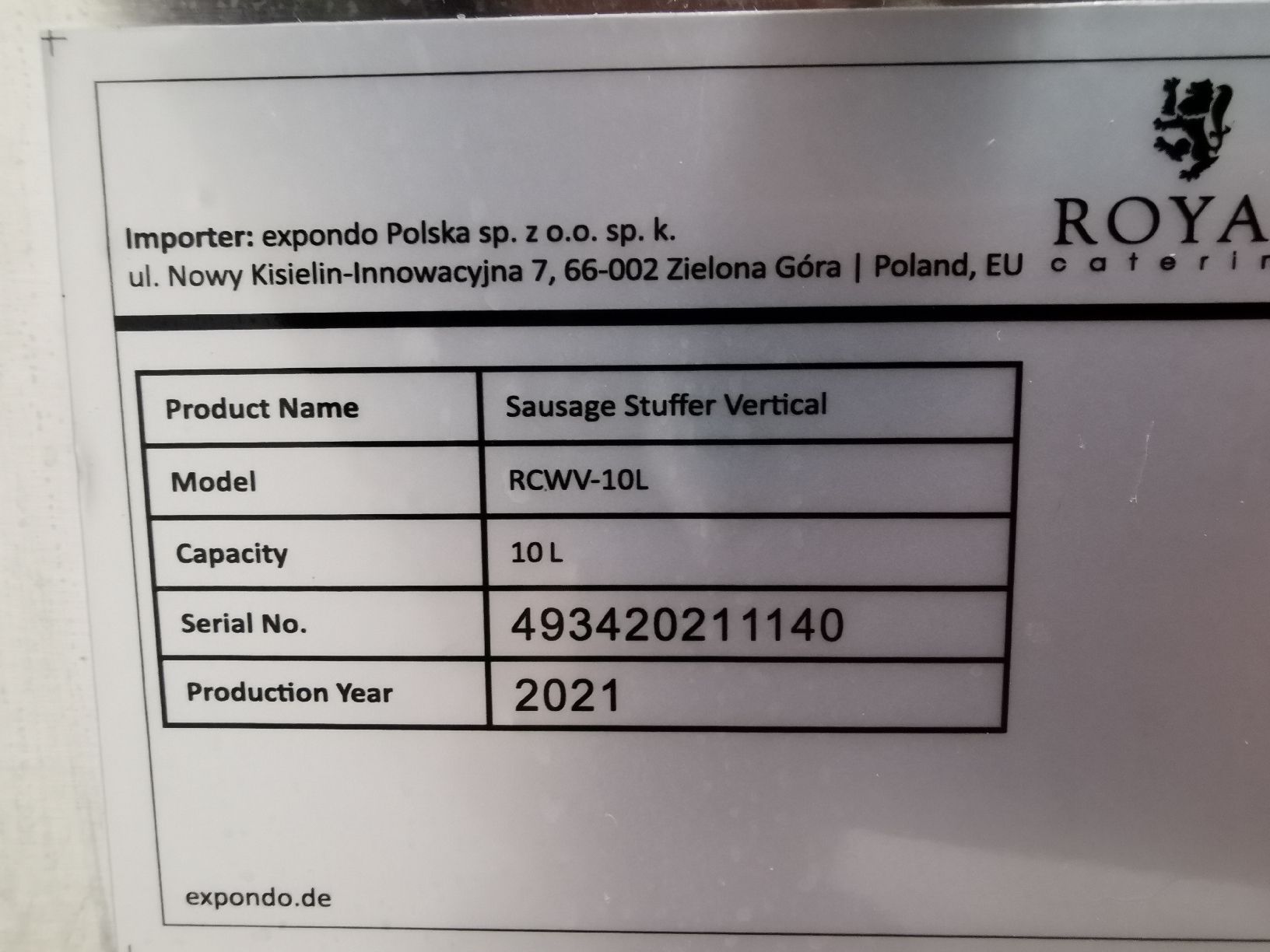 Royal Worcester Elettrodomestici da cucina: Wurstfüller – Nuovo (secondo la descrizione) da Schwanden GL venduto da Vittorio5 7