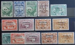 Angola Portugal ex. Kat. 118-133 * 1914