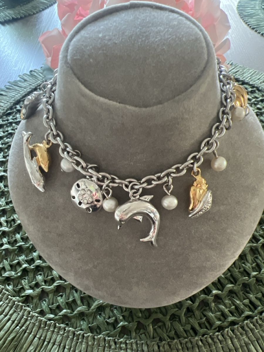 Bracciali & Braccialetti: Charm-Armband mit maritimen Anhängern  – Usato da Seon venduto da Sunny-Schmuck78 3