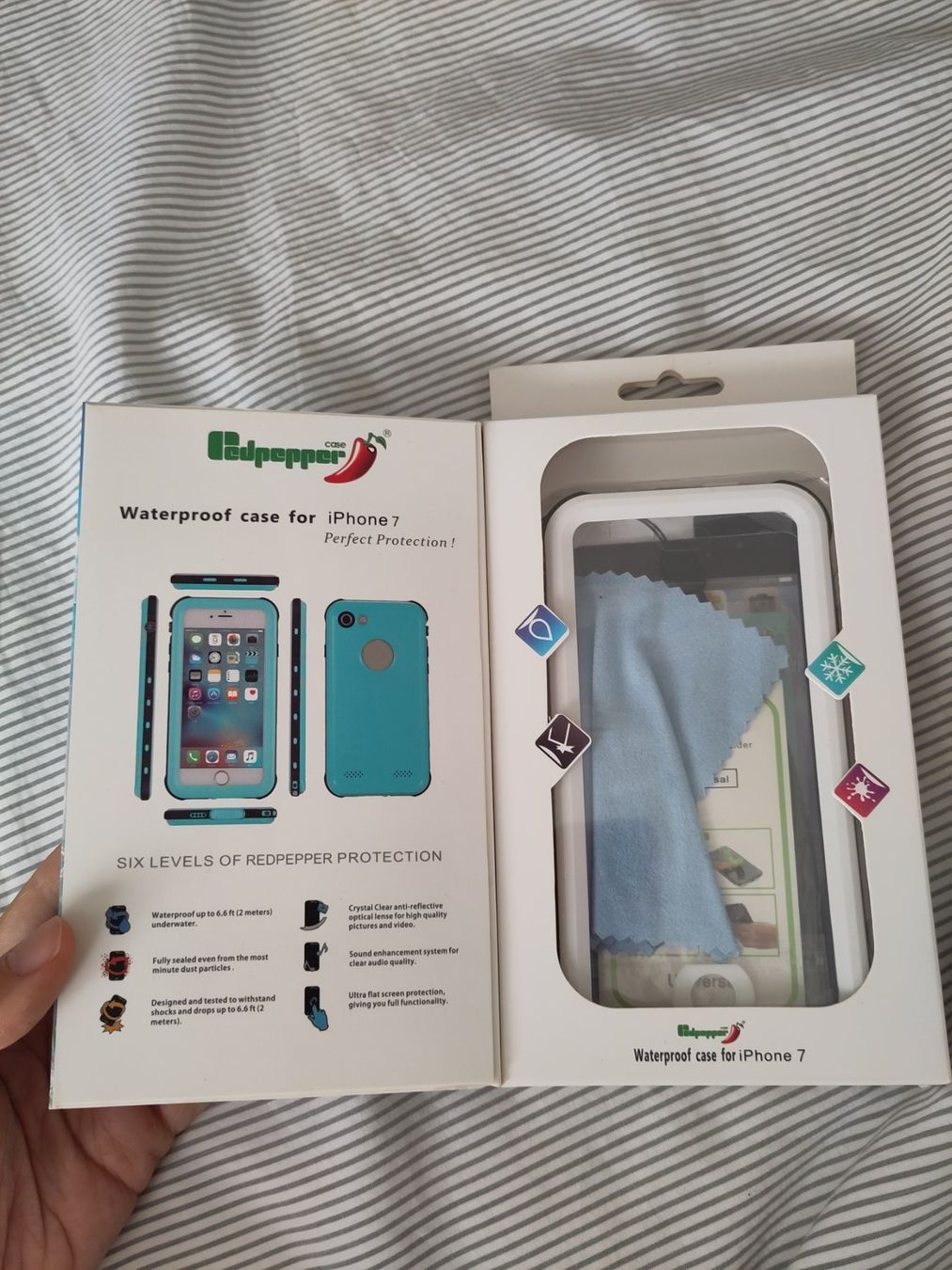 Cover & Protezioni schermo: Waterproof Case für I Phone7 – Nuovo (secondo la descrizione) da Zürich venduto da Saf12 1
