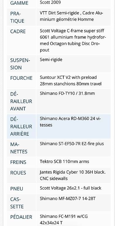 Velos: Vélos XS Scott VOLTAGE 2009 – Gebraucht aus Aven von jcroh 3