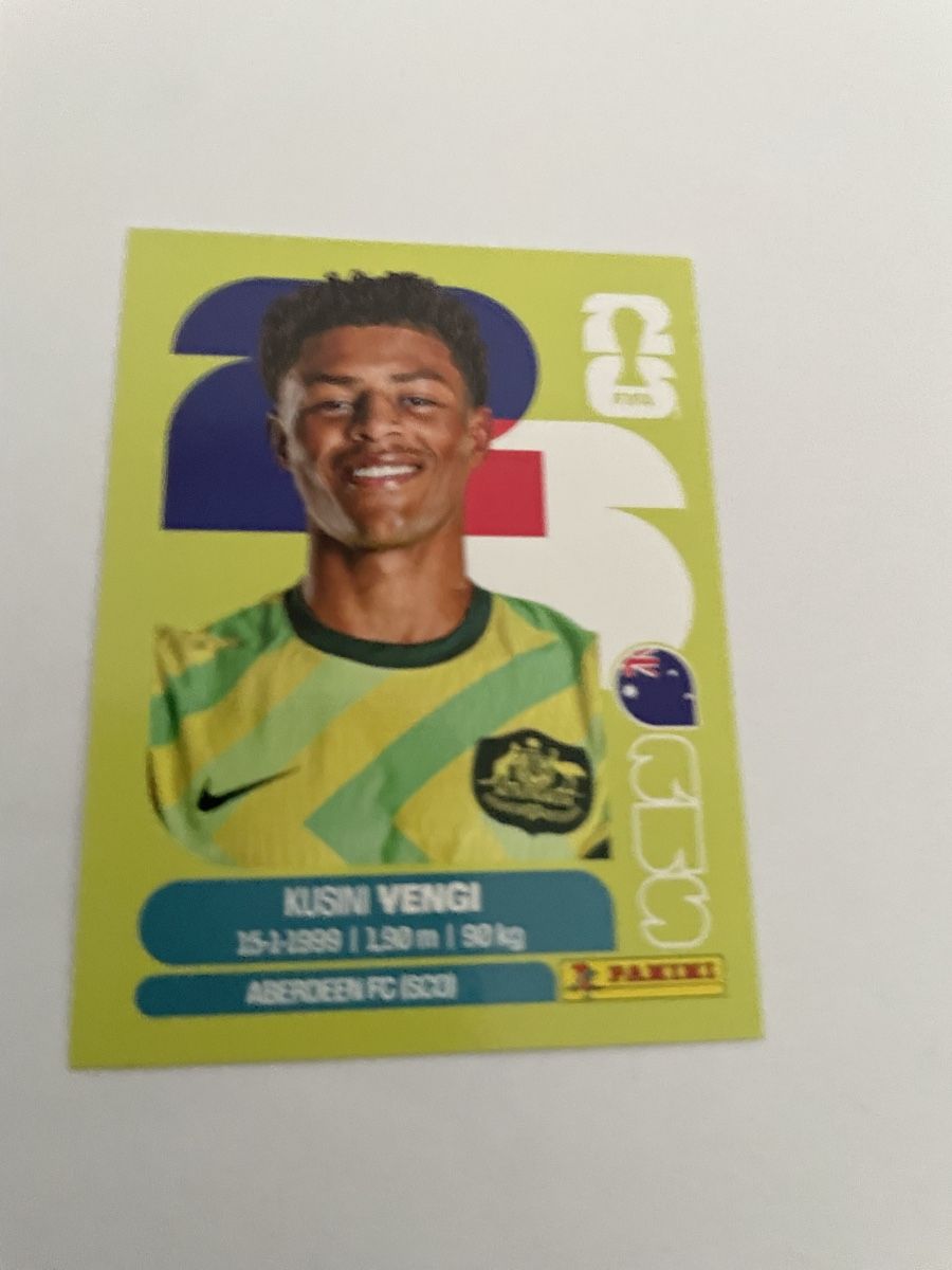 Panini Carte collezionabili: FIFA WM 2026 Kusini Vengi AUS 2 – Nuovo (secondo la descrizione) da Winterthur venduto da Cobraforce