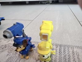 Paw Patrol Spielfiguren Chase und Rubble guter Zustand