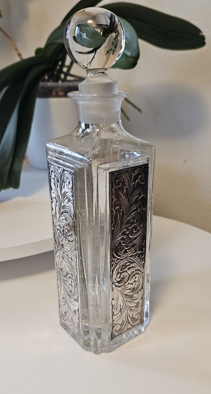 Caraffe: Karaffe mit Sterling Silber Deko – Usato da Laufen venduto da noosfer 4