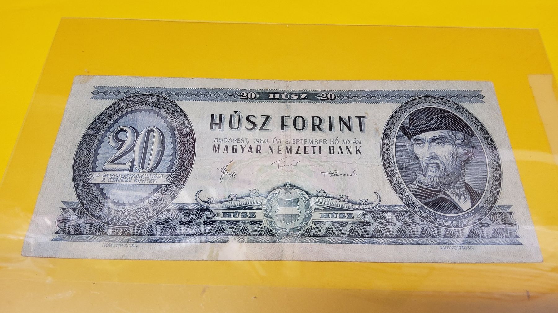 Banconote: 20 Forint Ungarn 1980 Banknote – Usato da Herisau venduto da Nluanalucas