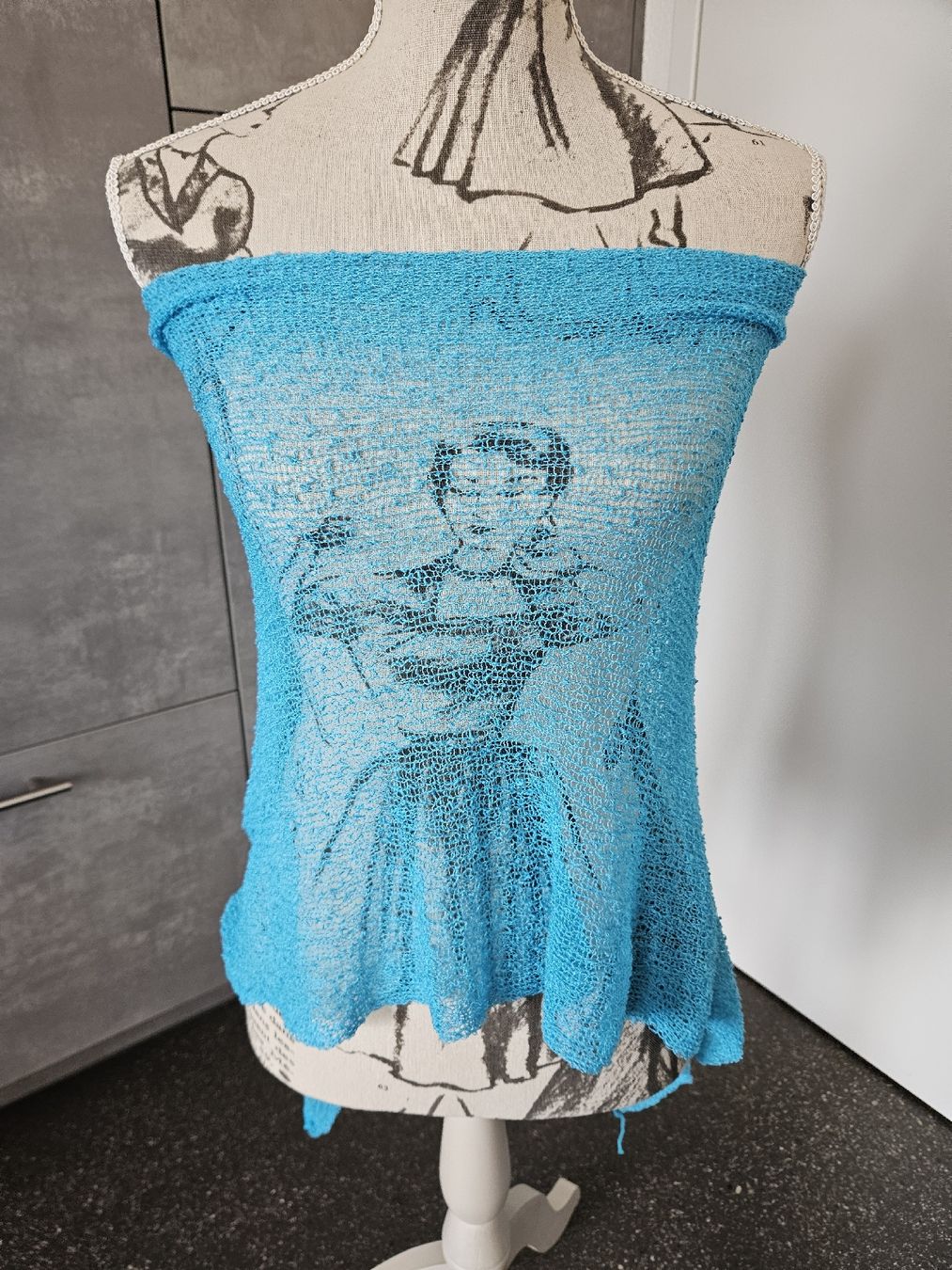 Foulards, Tücher & Schals: Top Türkis Sommer Boho Schal Jupe – Neu (gemäss Beschreibung) aus Anwil von tamoos 1