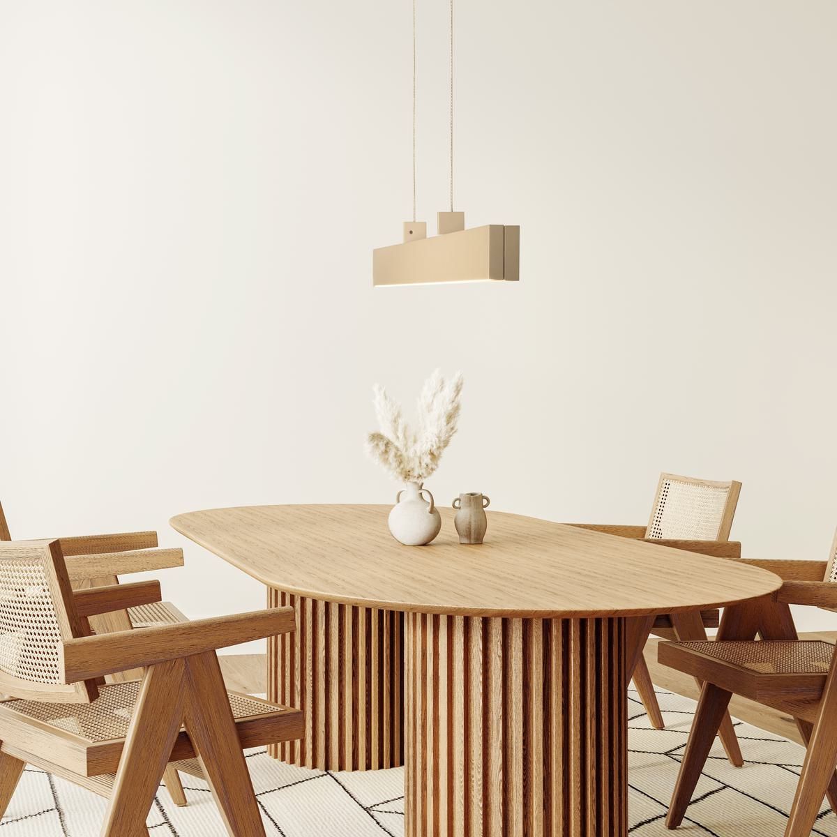 Lampadari & plafoniere: LED Pendelleuchte, Dimmer, 110 cm x 6 cm – Nuovo (secondo la descrizione) da Kreuzlingen venduto da Smart-Light 1