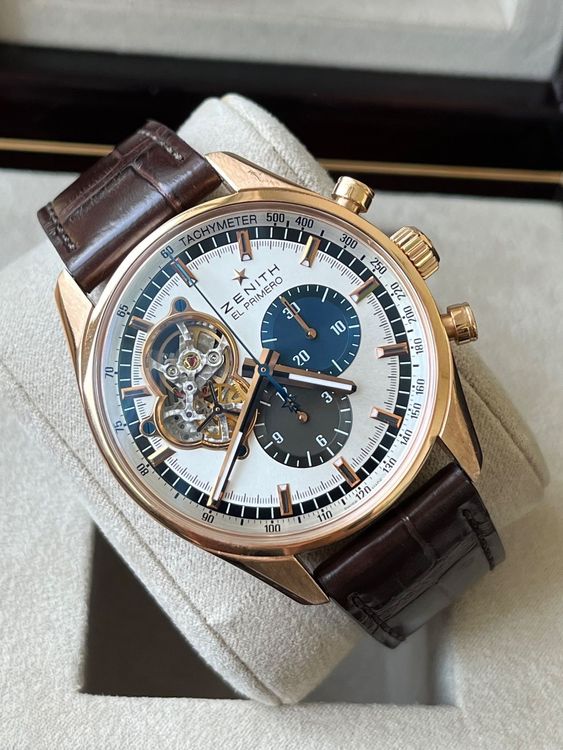 ZENITH Chronomaster Open 18kt Rose Gold Fullset 42mm | Kaufen auf Ricardo