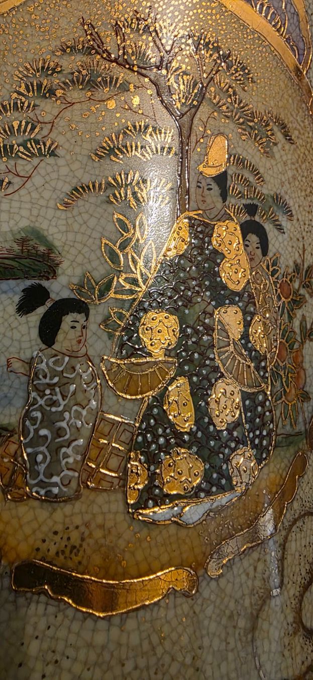 Vasi & Recipienti: Faszinierend Grosse Satsuma Vase/ Bodenvase – Usato da Kaufdorf venduto da Nati-Nati 8