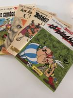 4 französische Asterix Comics vintage Hardcover