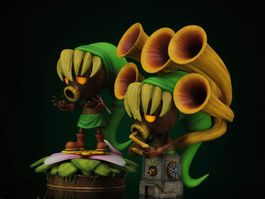 Kintsukuroi - The Legend of Zelda Deku Link Resin Statue