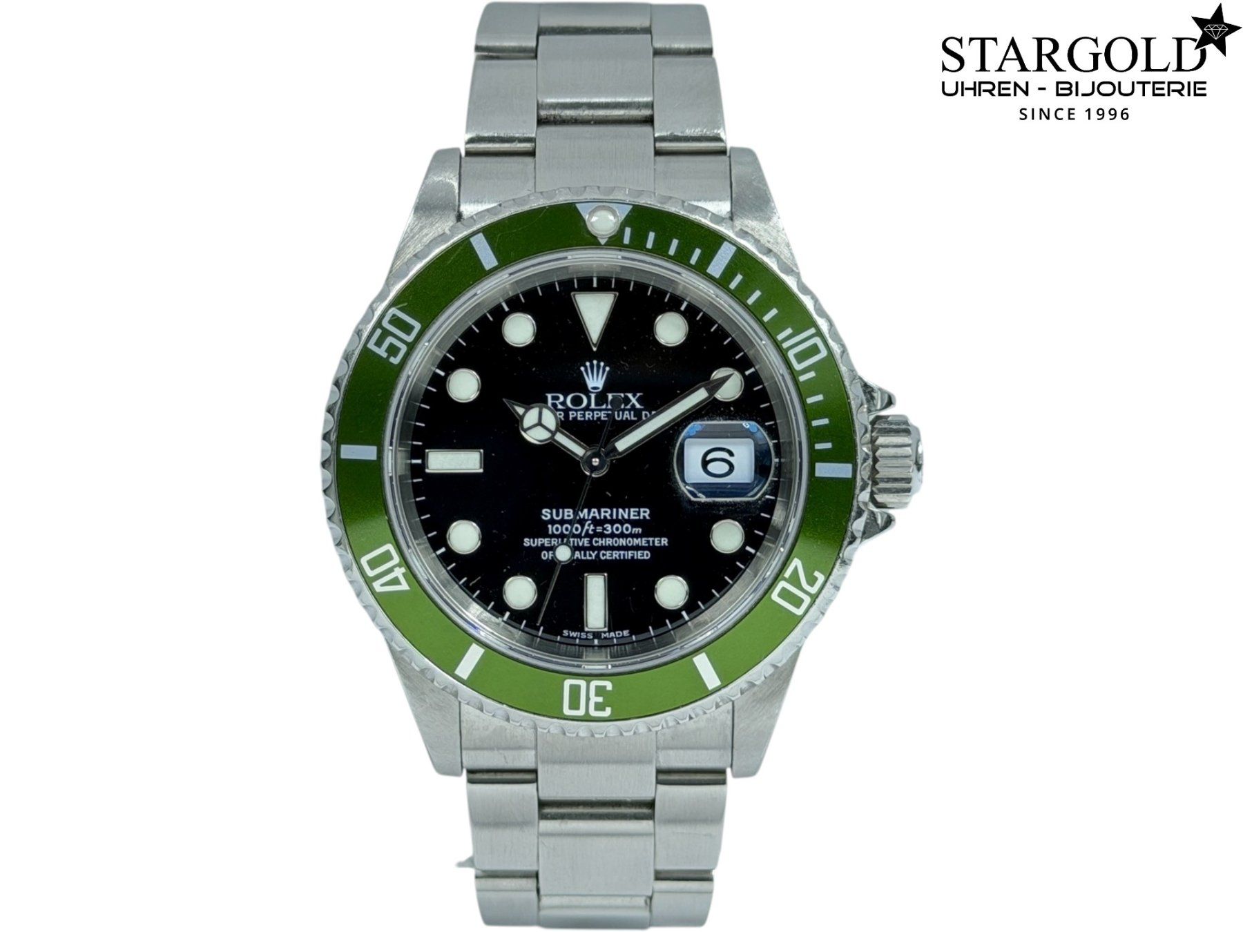 Rolex Orologi: Rolex Submariner Date "Kermit" - 16610 – Usato da Zürich venduto da Stargold-Uhren