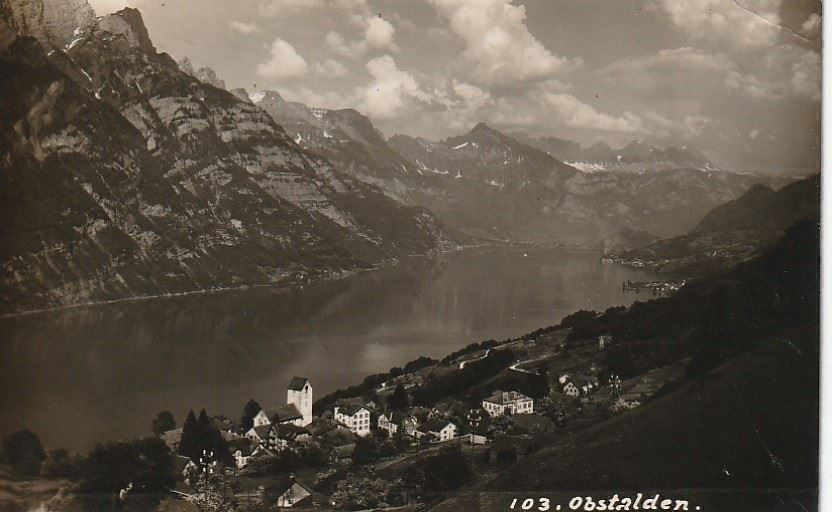 Cartoline postali: Obstalden – Usato da Aarburg venduto da Aare10