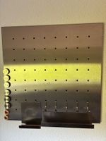Magnettafel metall-verstellbare Haken& 2 Elementen 41x42cm