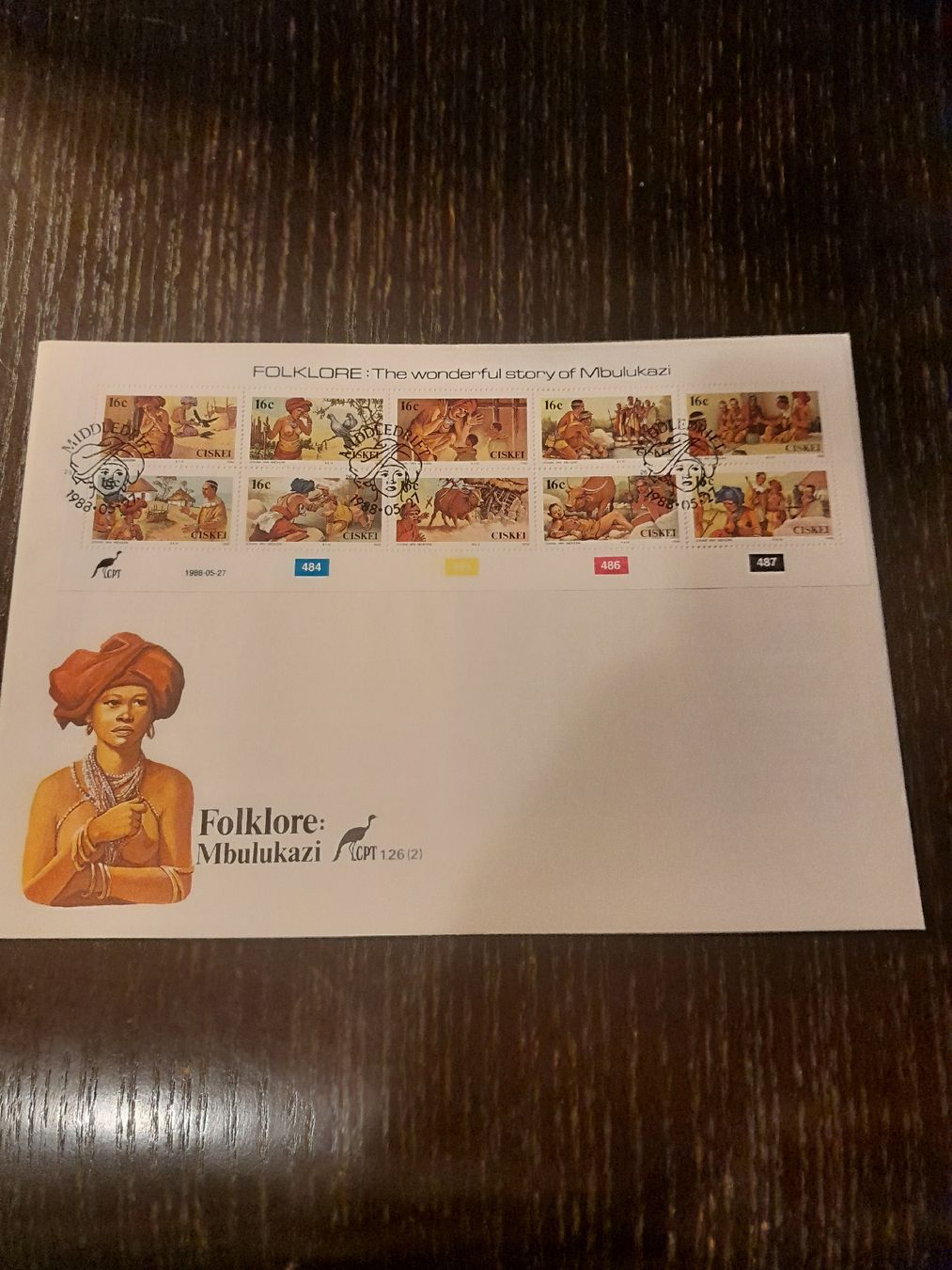 Tutti i francobolli: Afrique du Sud - superbe série de timbres "Folklore" – Usato da Marly venduto da globetrotter1723