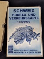 Alte Schweizer Landkarte, Antike Landkarte, Schweiz Landkart