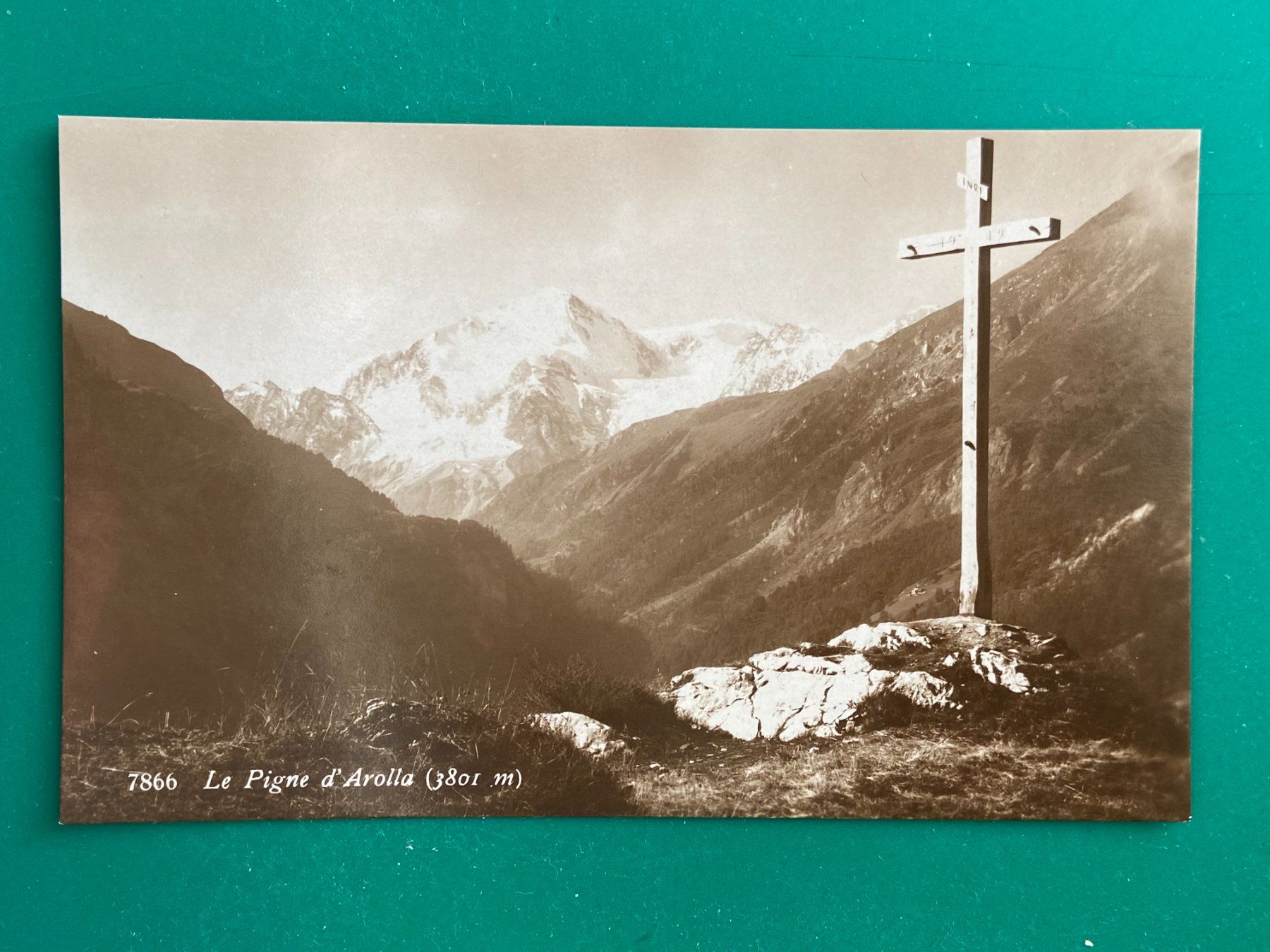 Cartoline postali: Le Pigne d'Arolla – Usato da Steg VS venduto da danwer74