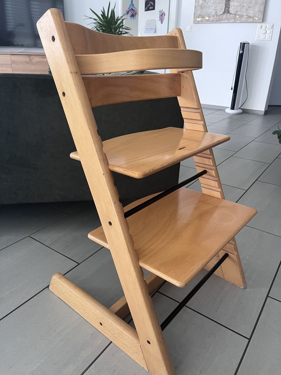 Stokke Chaises hautes: Stokke Tripp Trapp Holz – D'occasion à Domat/Ems par Kiri81 1