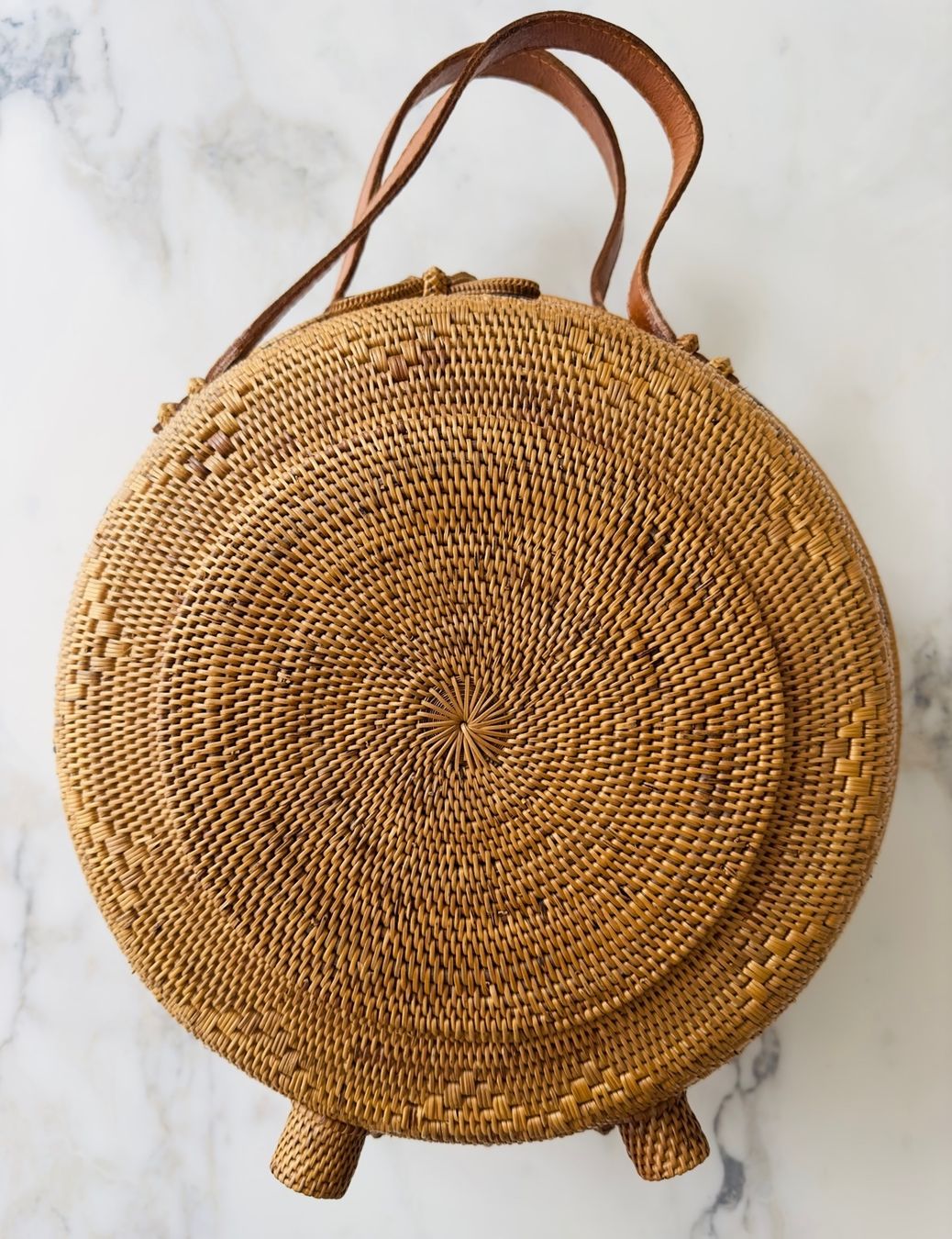 Borse da donna: Rattan Tasche "Roundie" – Nuovo e nell'imballaggio originale da Bülach venduto da duffy_fashion_avenue
