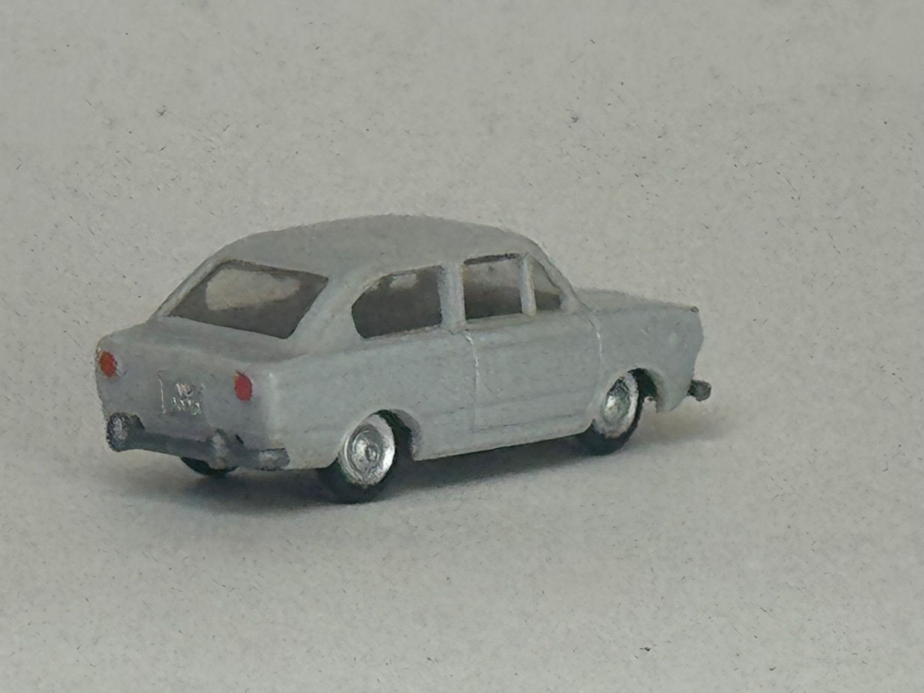 Eko Modellini d'auto: GB- EKO Fiat 850 grau – Usato da Elm venduto da Wikmtz 1