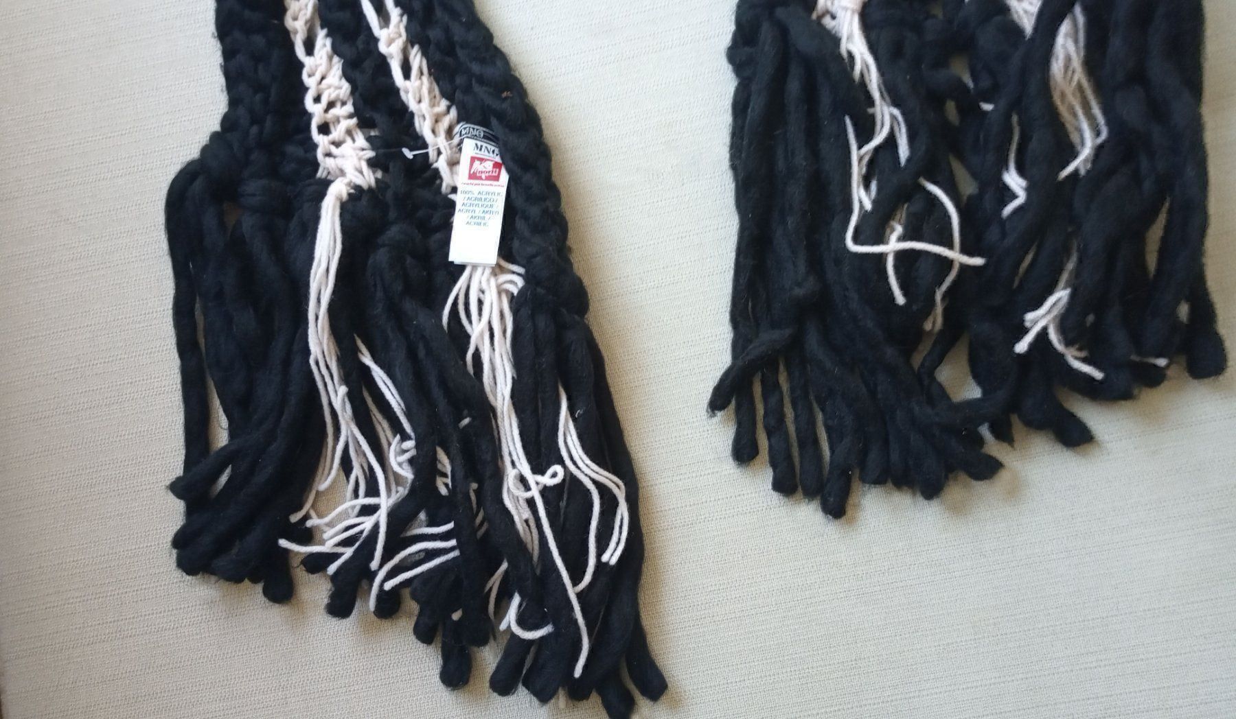 Mango Foulard & Sciarpe: NEU Dicker Designer Schal Fransen Mango zu Nile Odd Molly – Nuovo (secondo la descrizione) da St. Gallen venduto da Hereplaysmusic 1