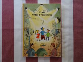 Globi beim Fernsehen - 1. Auflage 1961 - unbemalt - G1147