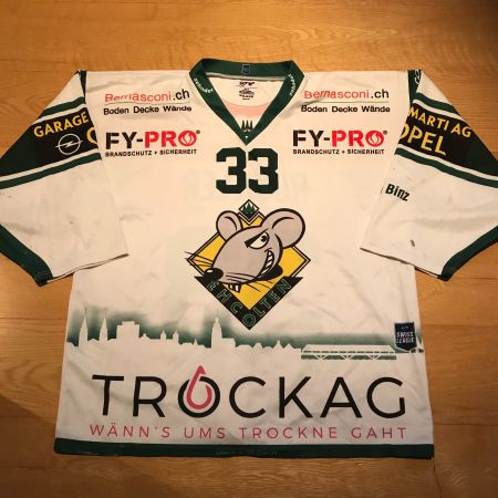 EHC Olten 2017-18 Anthony Rouiller game worn