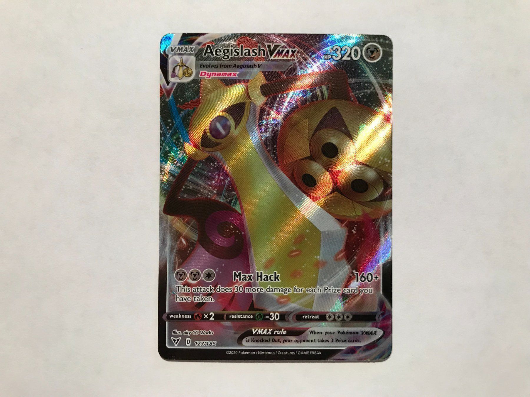 Pokémon Carte collezionabili: Aegislash Vmax – Nuovo (secondo la descrizione) da Hagendorn venduto da Pokecollectorch 1