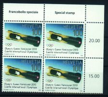 2009, Olympische Spiele Vancouver, Viererblöcke, Nr.1333 **