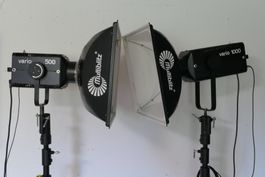 1 Multiblitz Vario 1000 und 1 Multiblitz vario 500