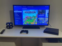 PlayStation 4 Slim 1 TB + 2 Dualshock 4 Wireless Controller