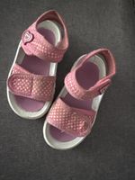 Sommer-Sandale für Mädels, Grösse 24, rosa mit Herzli