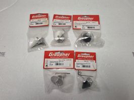 Graupner Präzisionsspinner Set - div. Durchmesser 28-38mm