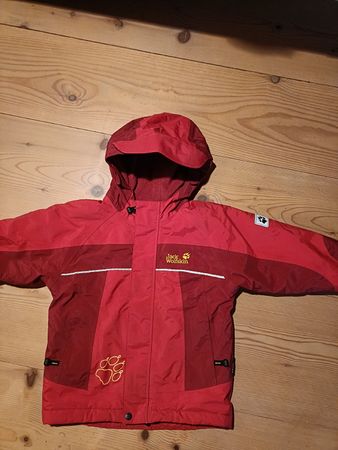 Jack Wolfskin Kinder Jacke Texapore rot Grösse 104 (110)