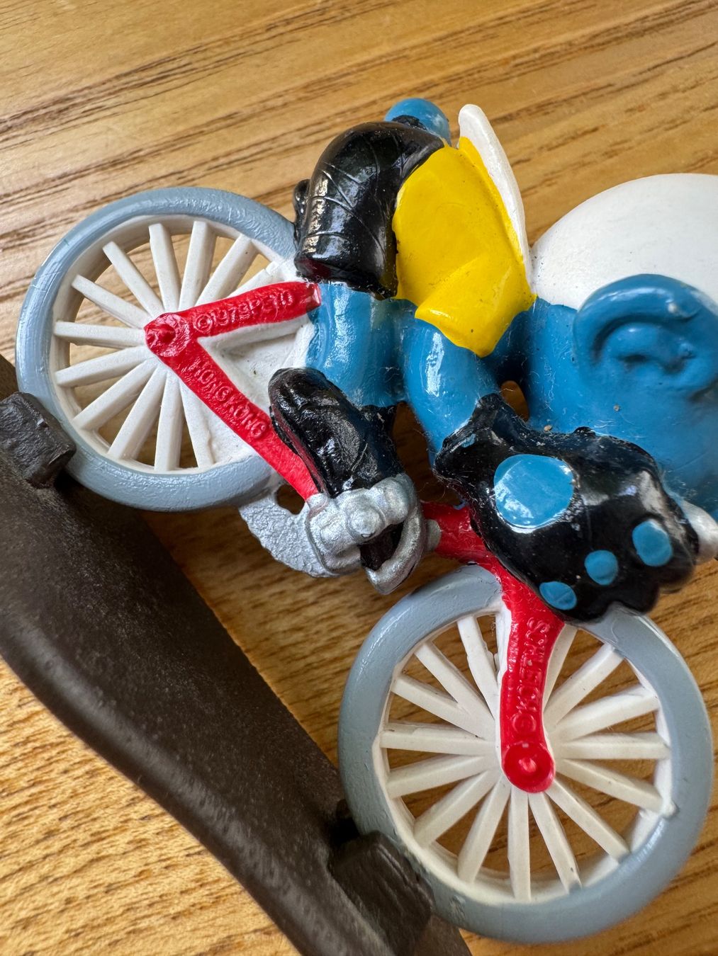 Schleich Figuren: Original Schleich Schlumpf - Radrennfahrer-Schlumpf – Gebraucht aus Fislisbach von chili2006 3