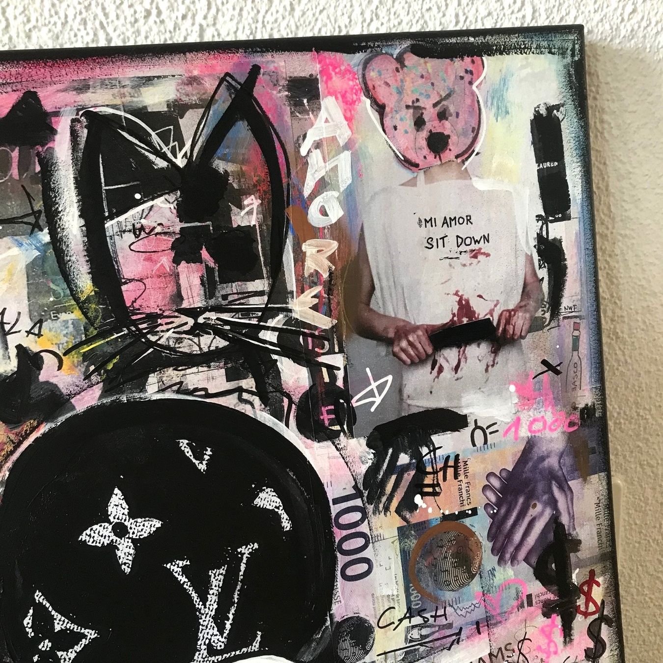 Foto & Immagini: Mickey Mouse Pop Art Kunst Bild Original Amore Champagner – Nuovo (secondo la descrizione) da St. Niklausen LU venduto da Stefan_Bammert_Art 3