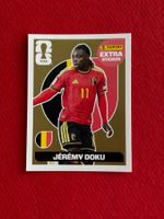 🔥Jérémy Doku EXTRA STICKER GOLD Top Zustand NEU + unbenutzt