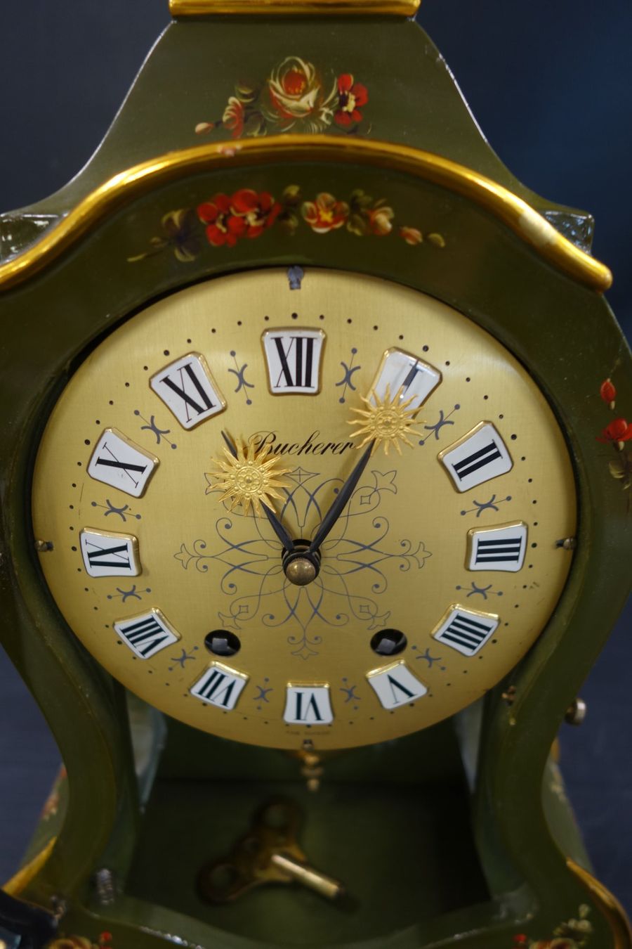 Orologi da terra & Orologi da parete: Elegante Pendule mit Schale Bucherer – Usato da Basel venduto da bk_brockibasel 1