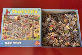 Puzzle "That's Life" 1000 pièces - Goliath, complet!