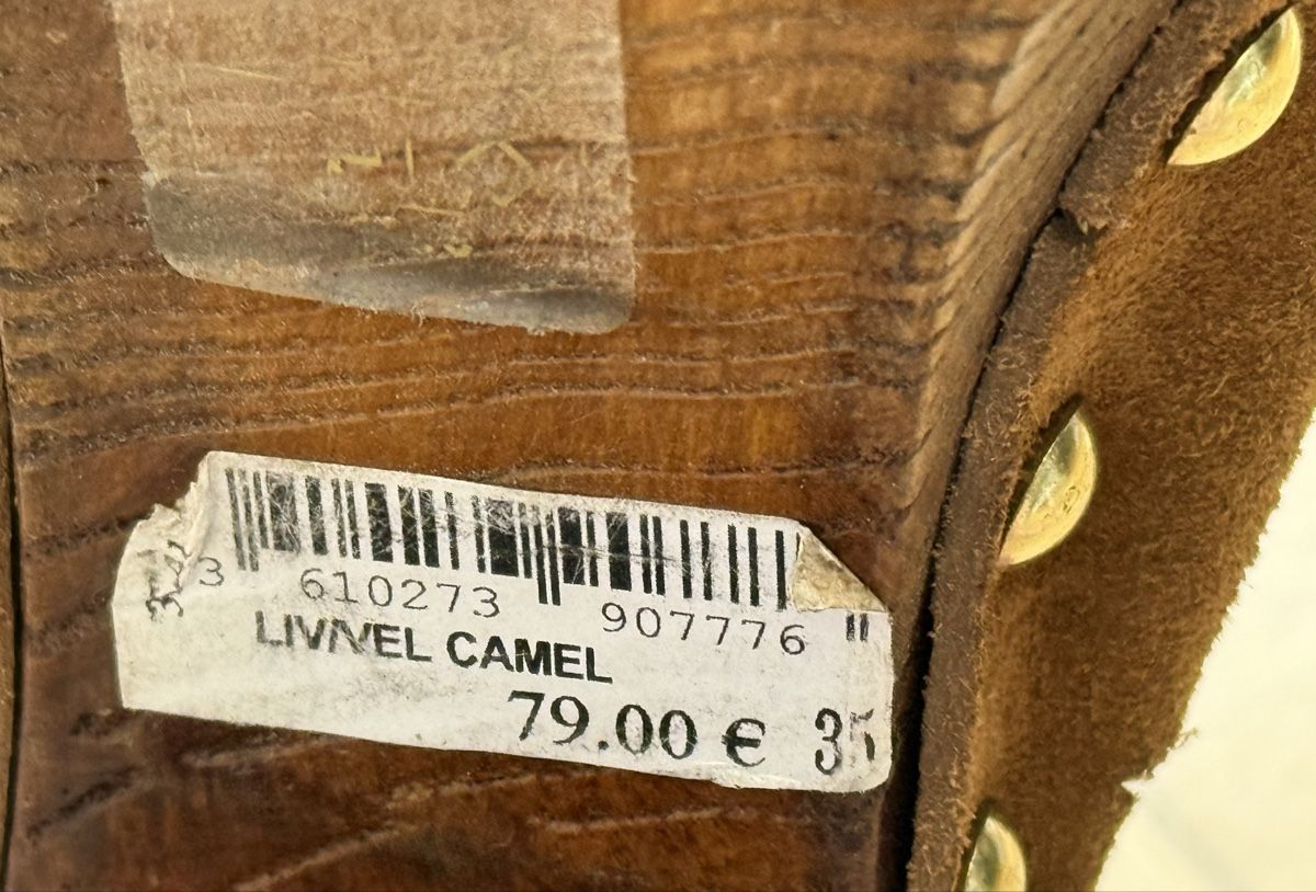 Scarpe da donna: San Marina Clogs Suede Wood Heel – Usato da Zürich venduto da pet_8jkt 3