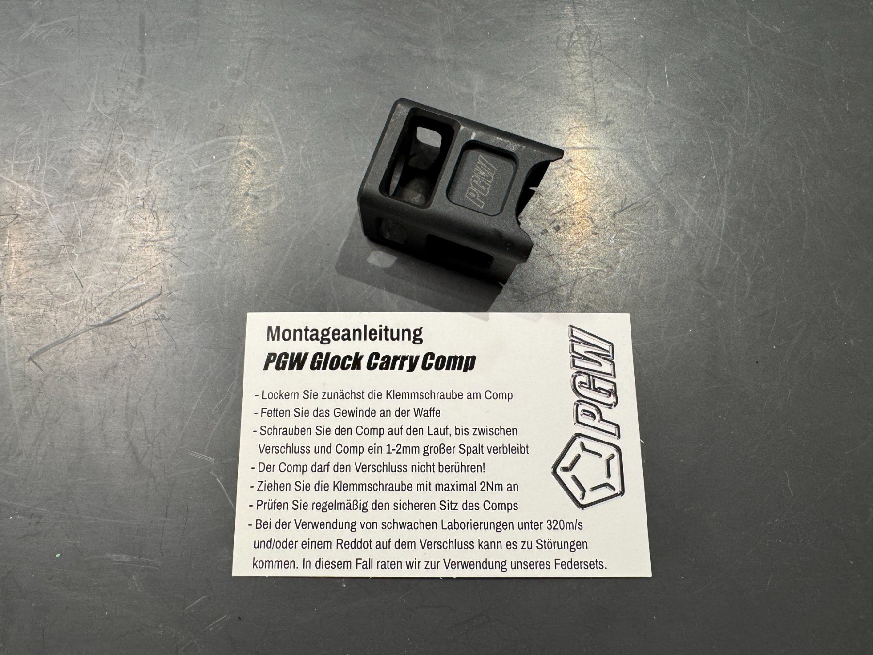 Alle Werkzeuge: PGW Carry Comp Glock Gen 5 9mm M13.5x1L – Gebraucht aus Collex von commander31 2