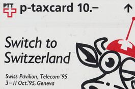 PTT Telefonkarte Switch to Switzerland gebraucht 2Stk