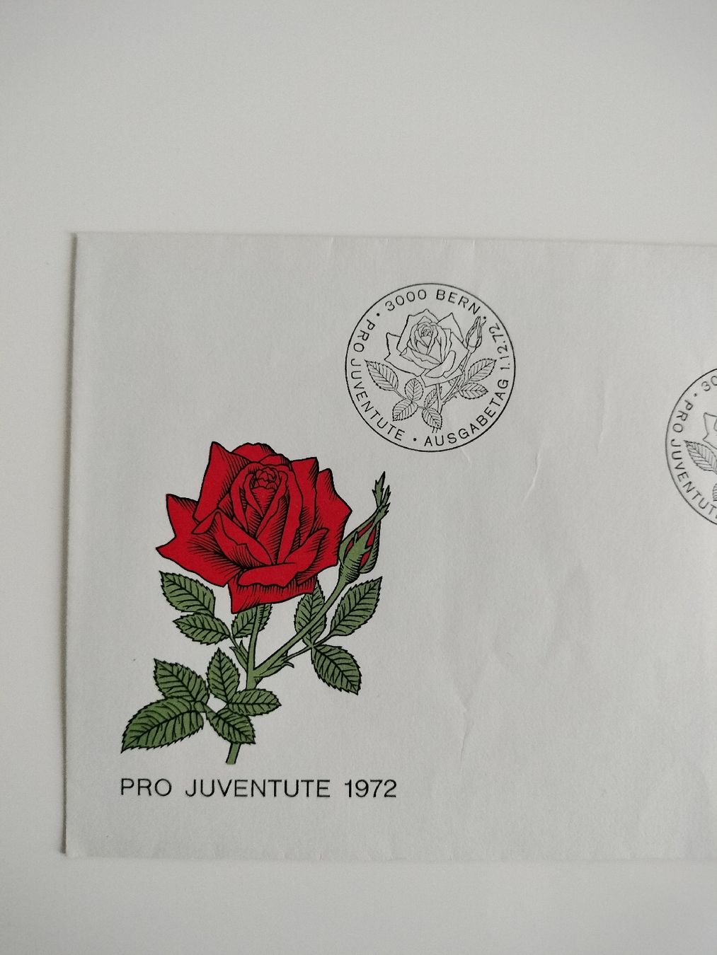Alle Briefmarken: Pro Juventute 1972 Ersttagsbrief Rosen – Neu (gemäss Beschreibung) aus Oftringen von spo_g5zw 2