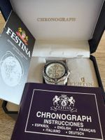 Festina Chronograph avec sa boîte et manuel instructions