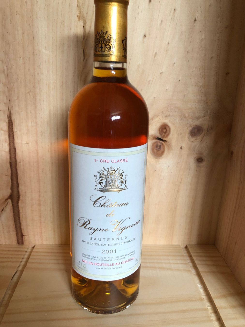 Vino: 1 Fl. Sauternes Rayne Vigneau 2001 – Nuovo (secondo la descrizione) da Ettingen venduto da glaed