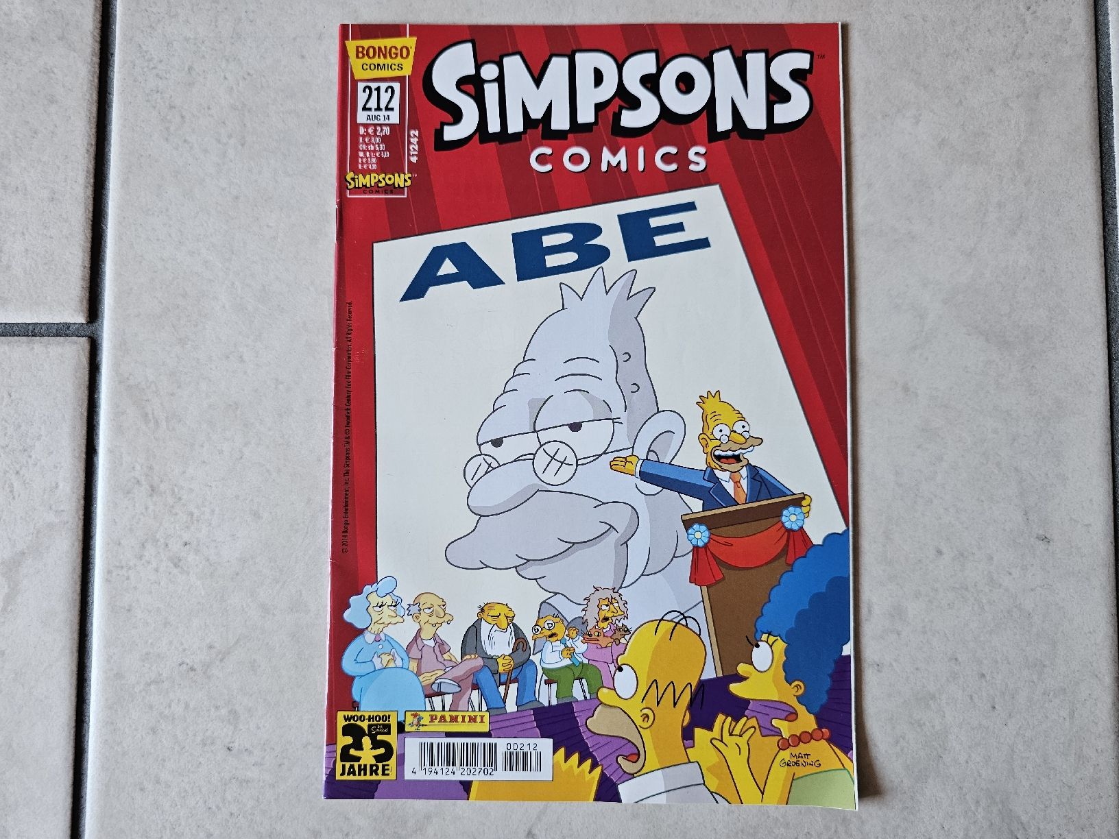 Comics: Simpsons Comic  -  Heft #212 – Gebraucht aus Schneisingen von backstore24