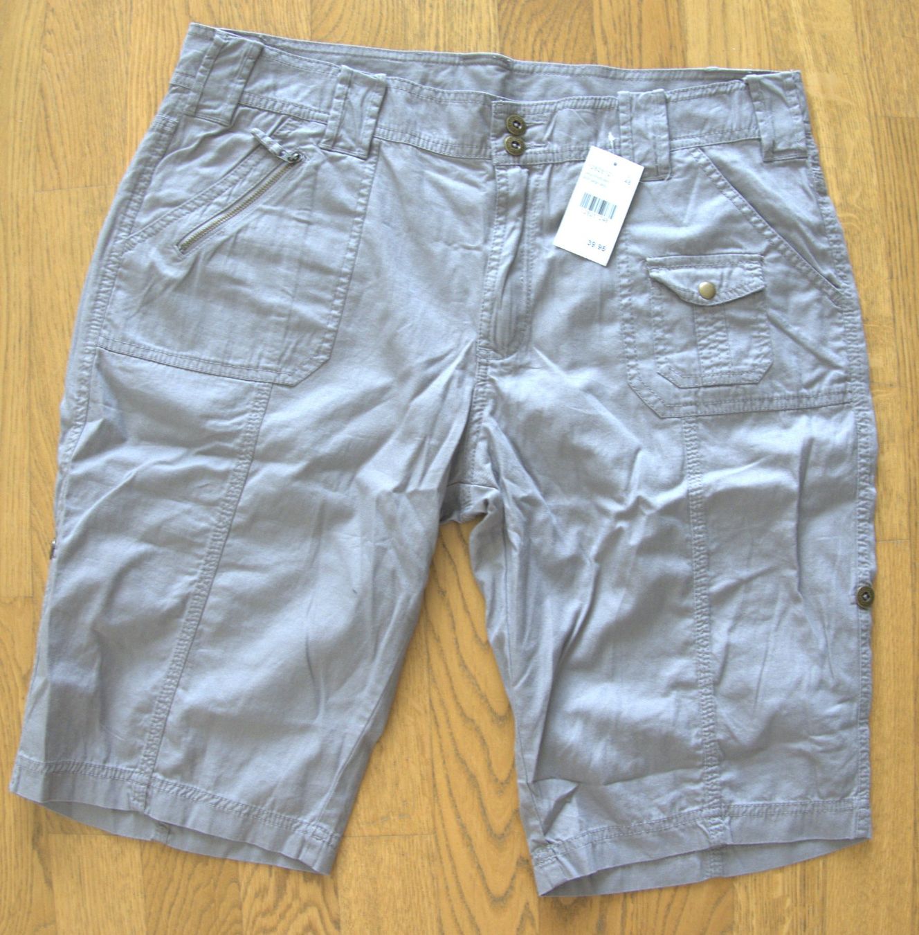 Hosen: Cargo Shorts ARTIME hellgrau, Bundweite 100cm – Neu (gemäss Beschreibung) aus Rheinfelden von bigi0956