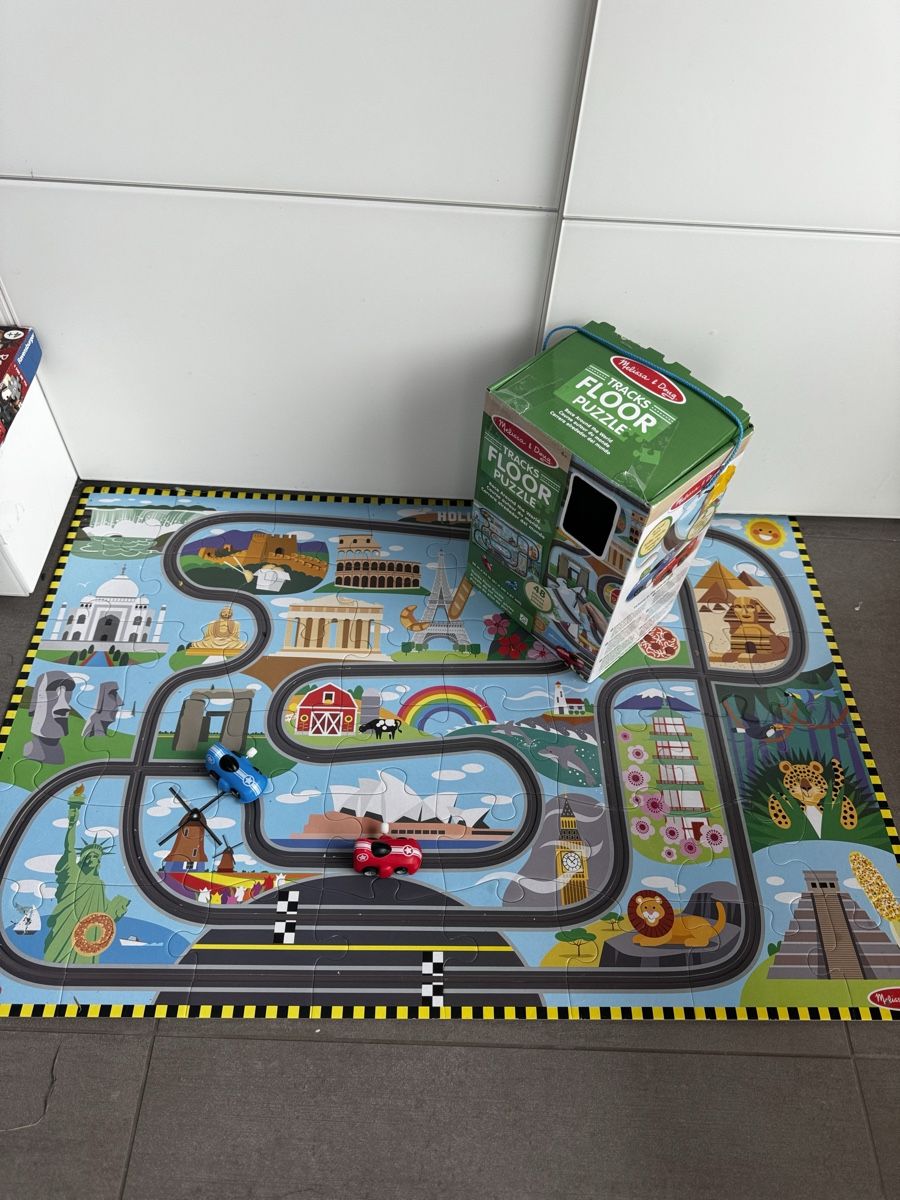 Puzzle: Melissa & Doug Weltreise Puzzle mit Autos – Usato da Goldau venduto da mira221