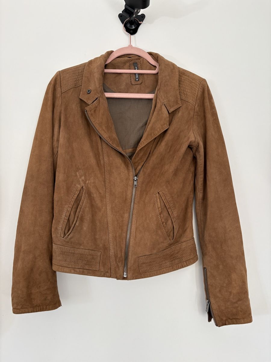 Nafnaf Giacche: Veste en daim NafNaf taille 36 – Usato da Lausanne venduto da france.guillermin